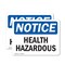 Signmission Health Hazards OSHA Notice Sign, Vinyl Decal, 10in W x 7in L, 2PK OS-2PACK-NS-D-710-L-13349 - alternate 1